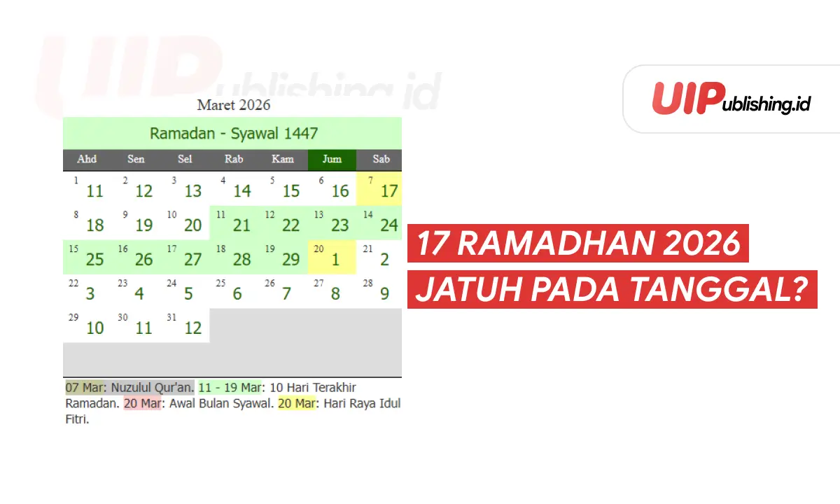 17 ramadhan 2026 jatuh pada tanggal uipublishing.id