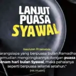 Niat Puasa Sunnah Syawal